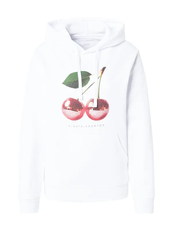 EINSTEIN & NEWTON EINSTEIN & NEWTON Sweater majica 'Disco Cherry'  zelena / crvena / crna / bijela