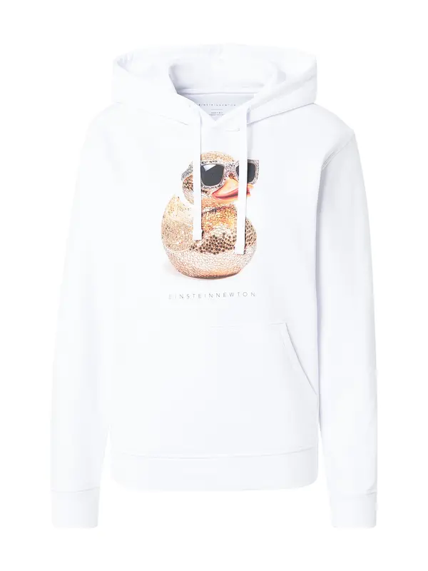 EINSTEIN & NEWTON EINSTEIN & NEWTON Sweater majica 'Entchen'  žuta / crna / srebro / bijela