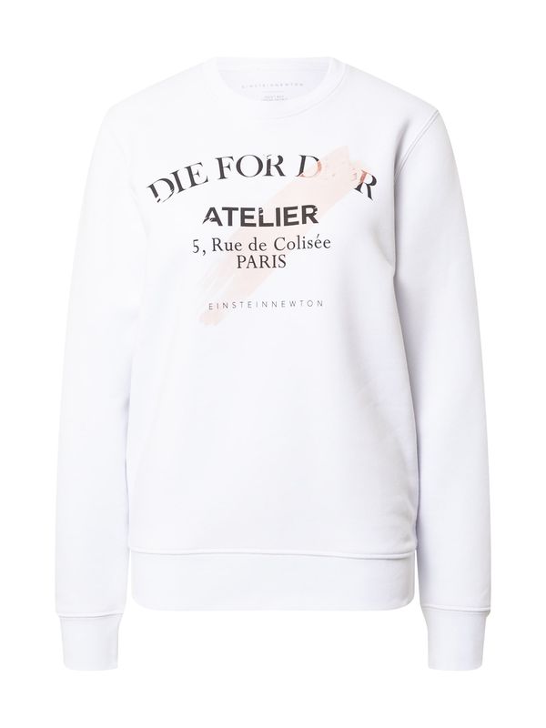 EINSTEIN & NEWTON EINSTEIN & NEWTON Sweater majica 'Rose Atelier'  pastelno roza / crna / bijela