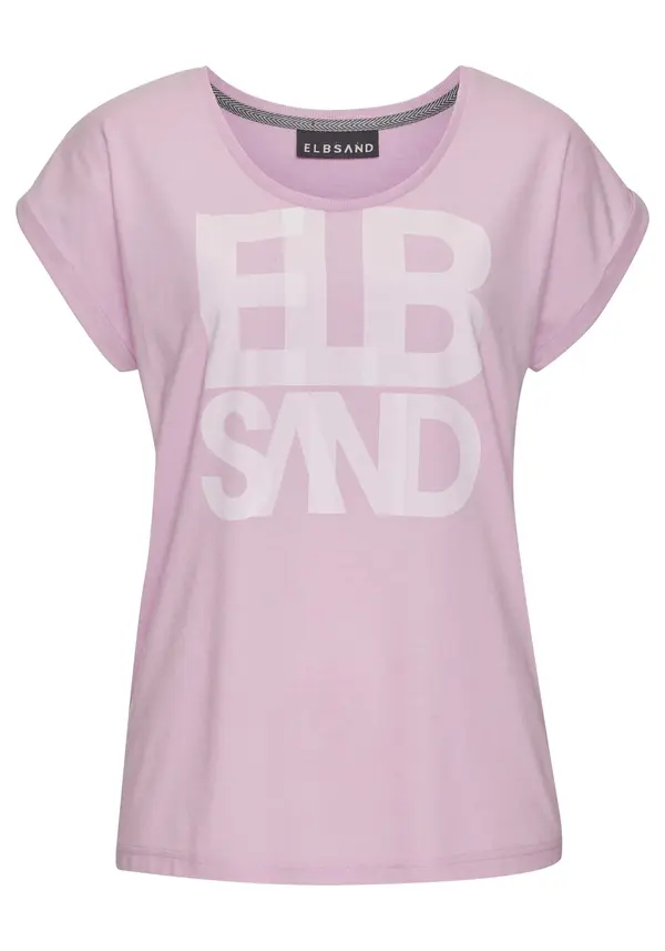 Elbsand Elbsand Majica  lila / bijela