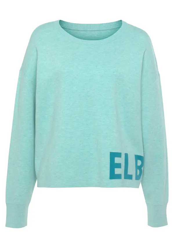 Elbsand Elbsand Pulover  tirkiz / nebesko plava
