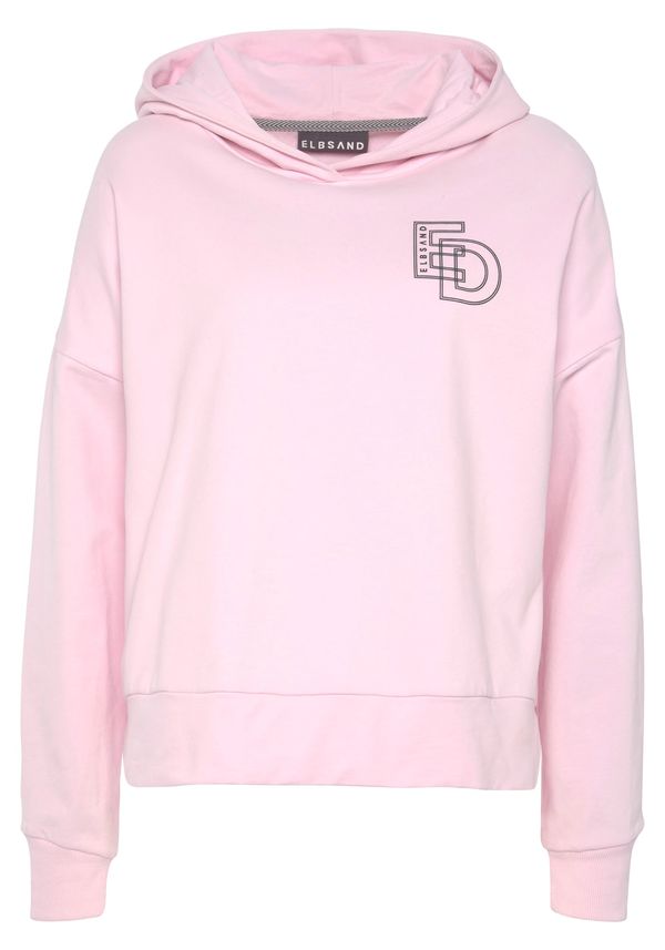 Elbsand Elbsand Sweater majica  roza / crna