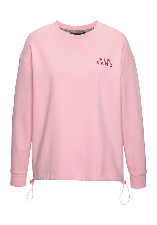 Elbsand Elbsand Sweater majica  roza / tamno roza