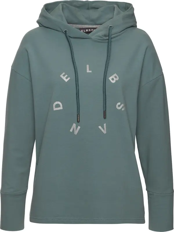 Elbsand Elbsand Sweater majica  siva / zelena