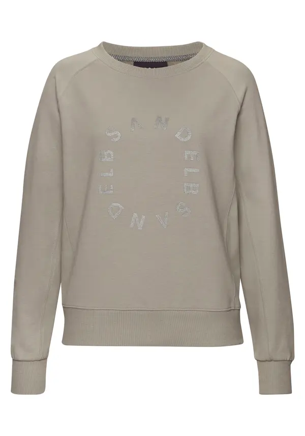 Elbsand Elbsand Sweater majica  taupe siva / srebro