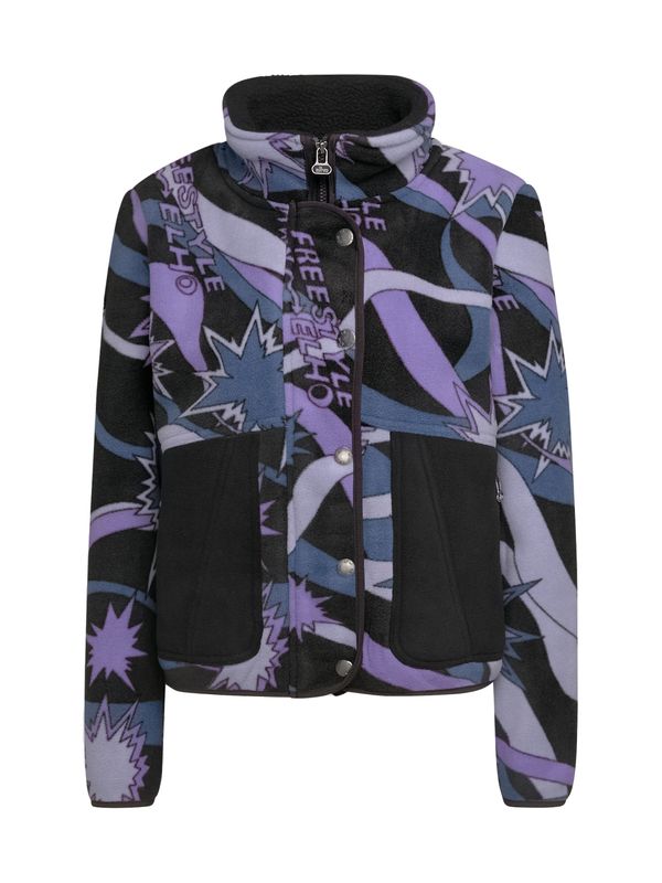 elho elho Flis jakna 'Malmö'  plava / ljubičasta / crna