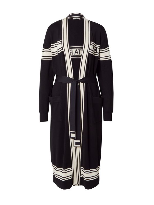 Elisabetta Franchi Elisabetta Franchi Duži kardigan  bež / crna