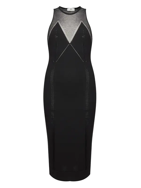 Elisabetta Franchi Elisabetta Franchi Pletena haljina  crna