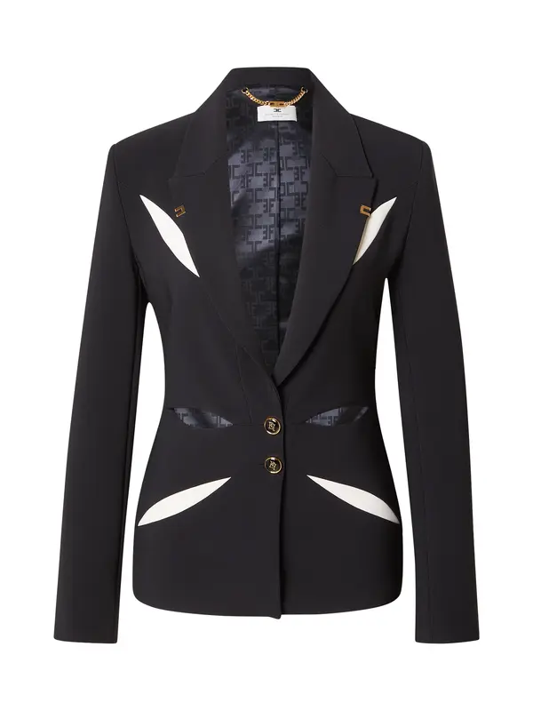 Elisabetta Franchi Elisabetta Franchi Sako  crna / bijela