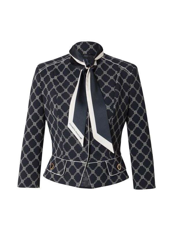Elisabetta Franchi Elisabetta Franchi Sako  crna / prljavo bijela