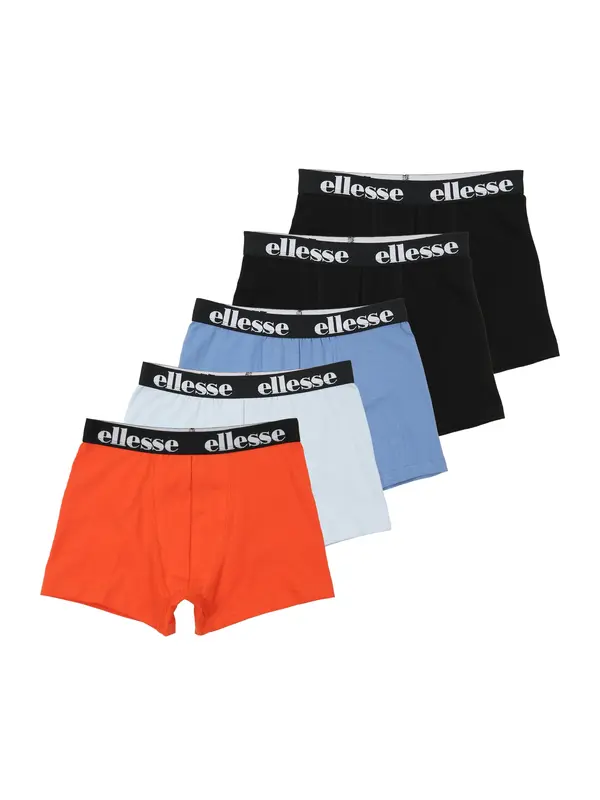 ELLESSE ELLESSE Gaće 'Emario'  svijetloplava / ciglasto crvena / crna / bijela