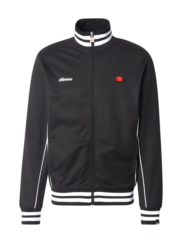 ELLESSE ELLESSE Gornji dio trenirke 'Milan'  crna / bijela
