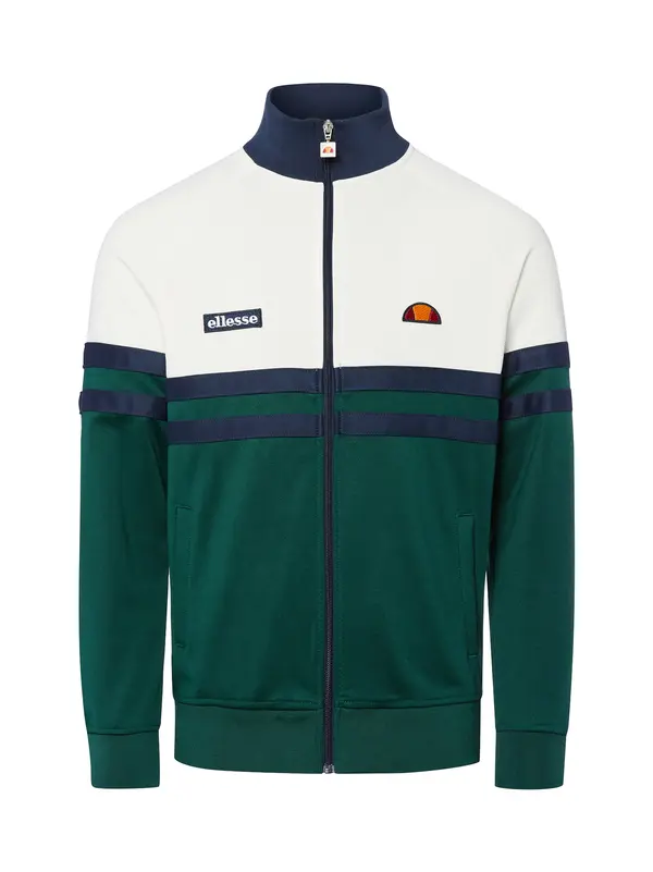 ELLESSE ELLESSE Gornji dio trenirke 'Rimini'  ecru/prljavo bijela / morsko plava / smaragdno zelena