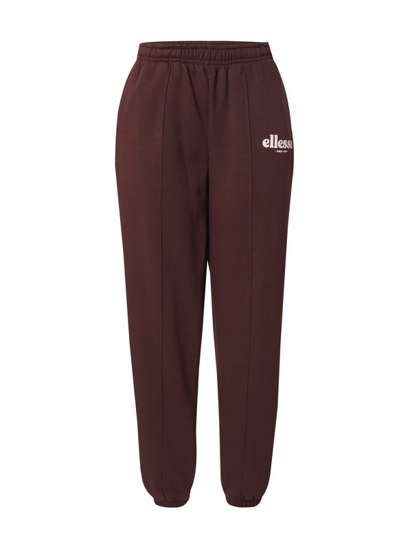 ELLESSE ELLESSE Hlače 'Arabica'  čokolada / bijela