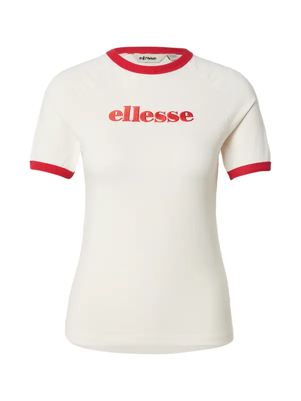ELLESSE ELLESSE Majica 'Albenga'  crvena / vuneno bijela