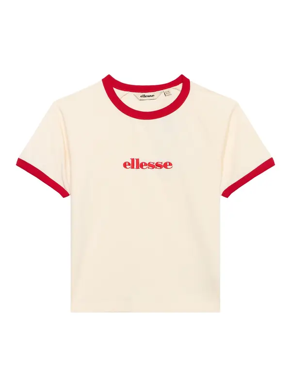ELLESSE ELLESSE Majica 'Carpano'  crvena / prljavo bijela