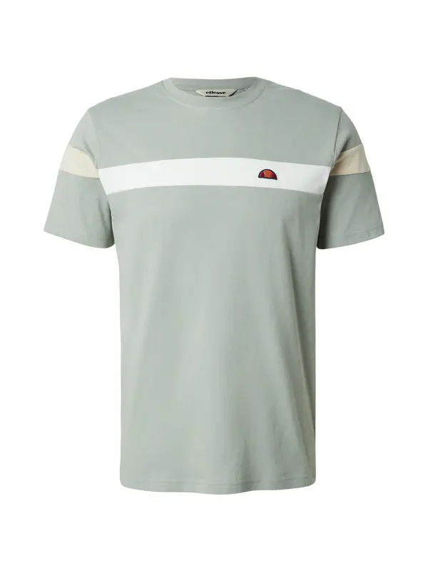 ELLESSE ELLESSE Majica 'Caserio'  boja pijeska / pastelno zelena / bijela