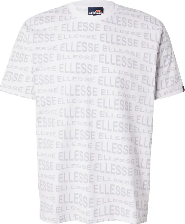 ELLESSE ELLESSE Majica 'DISTORTA'  siva / bijela