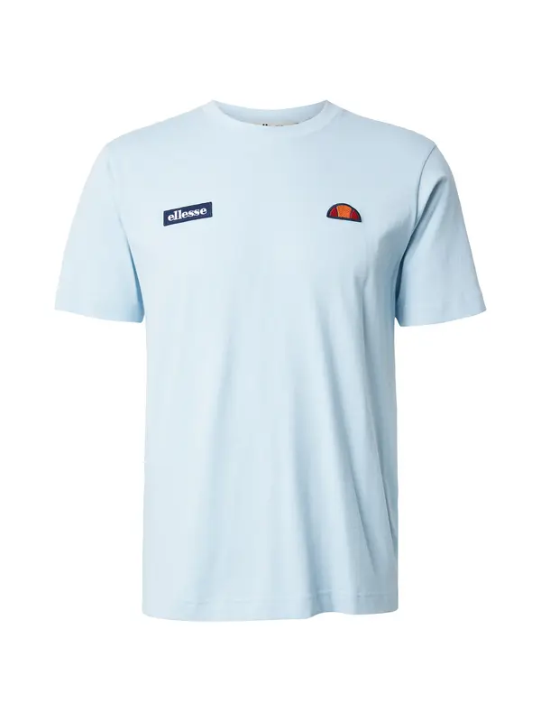 ELLESSE ELLESSE Majica 'Floran'  mornarsko plava / nebesko plava / narančasta / crvena