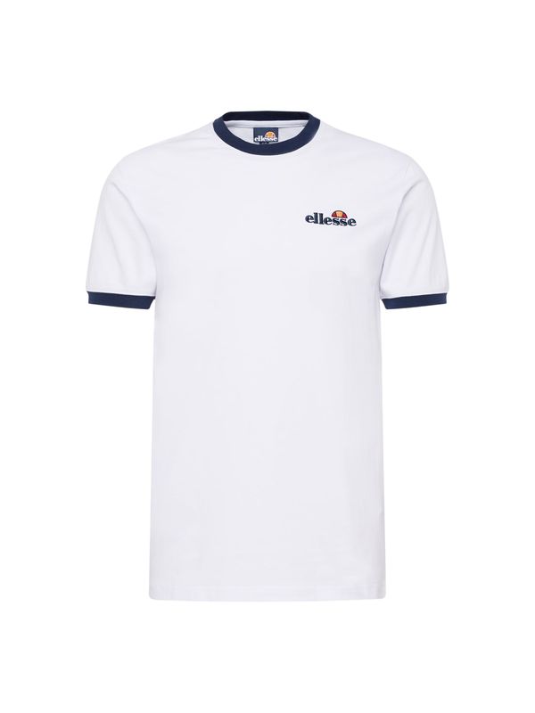 ELLESSE ELLESSE Majica 'Meduno'  mornarsko plava / narančasta / svijetlo crvena / bijela
