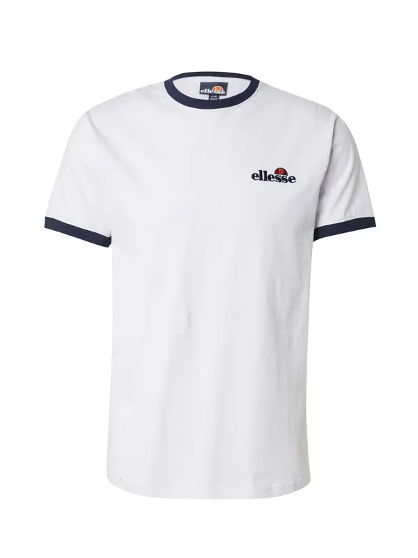 ELLESSE ELLESSE Majica 'Meduno'  mornarsko plava / narančasta / svijetlo crvena / bijela