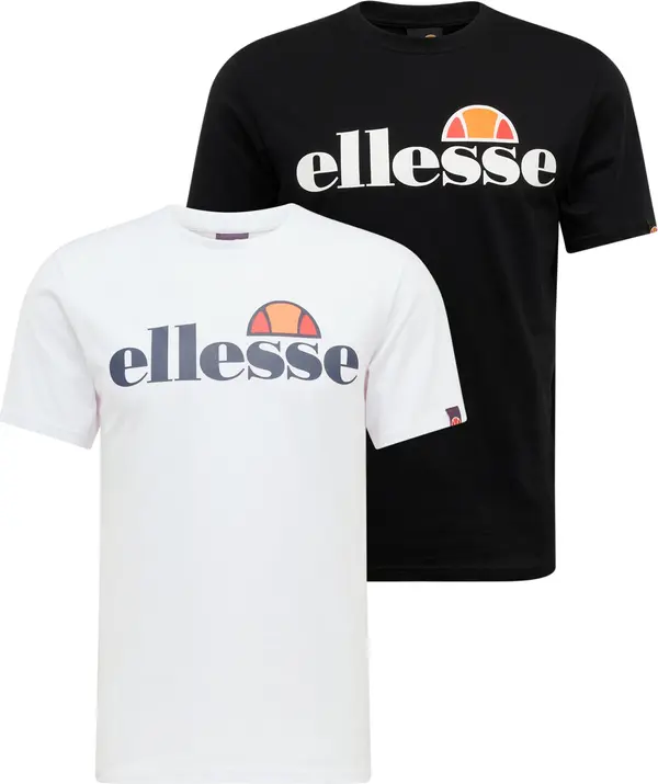 ELLESSE ELLESSE Majica 'Prado'  žuta / losos / crna / bijela