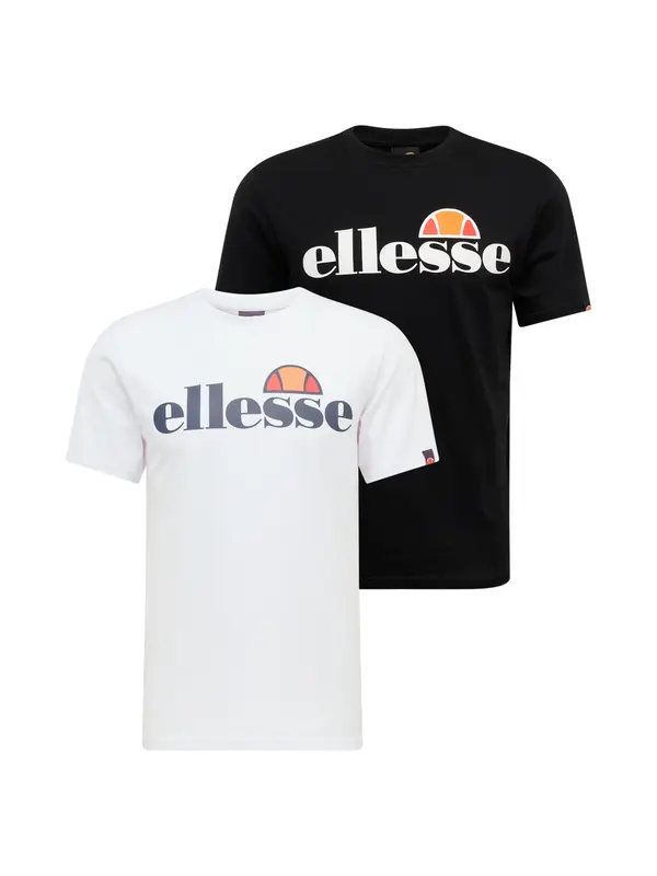 ELLESSE ELLESSE Majica 'Prado'  žuta / losos / crna / bijela