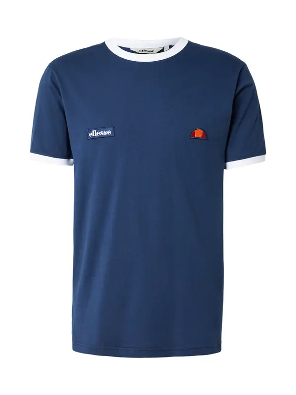 ELLESSE ELLESSE Majica 'Ringetto'  mornarsko plava / narančasta / crvena / bijela