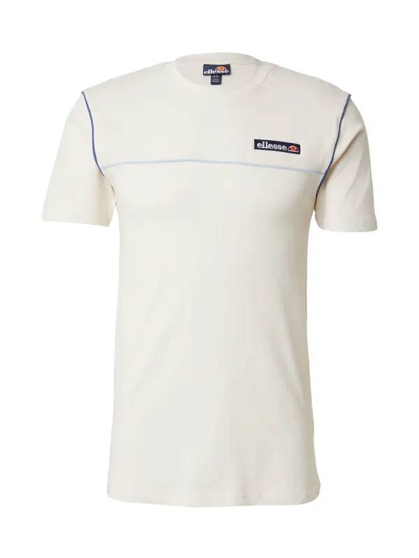 ELLESSE ELLESSE Majica 'Sacco'  ecru/prljavo bijela / plava