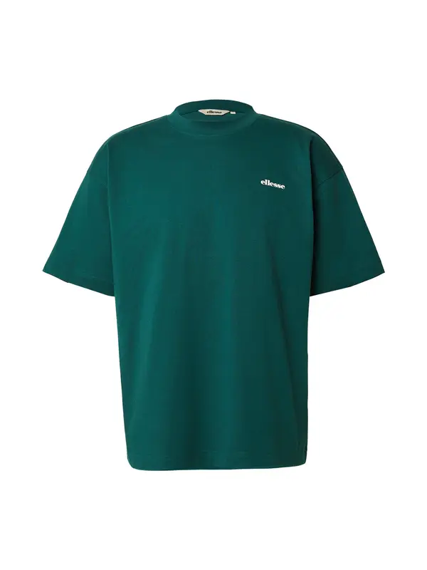 ELLESSE ELLESSE Majica 'THE D’ITALIA'  tamno zelena / narančasta / bijela