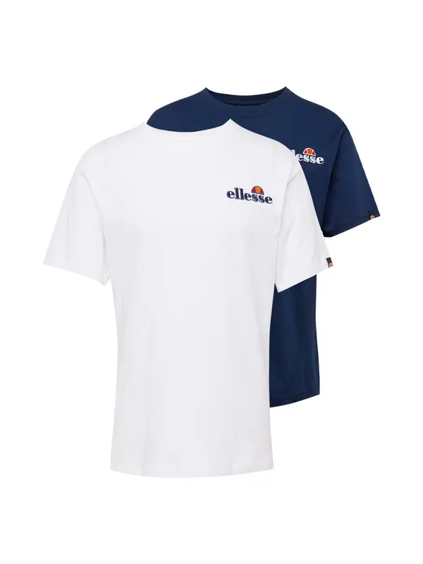 ELLESSE ELLESSE Majica 'Voodoo'  mornarsko plava / narančasta / bijela