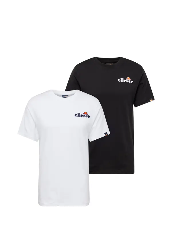 ELLESSE ELLESSE Majica 'Voodoo'  mornarsko plava / narančasta / crna / bijela