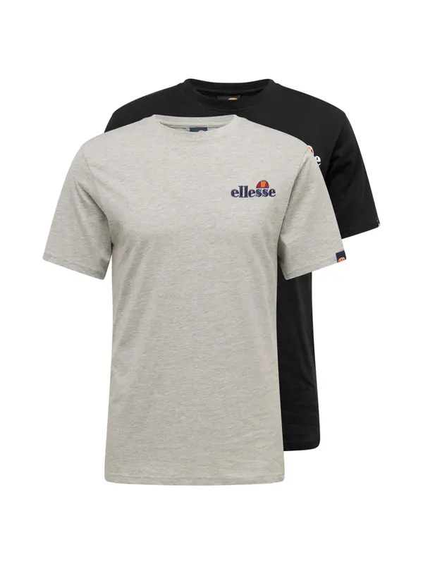 ELLESSE ELLESSE Majica 'Voodoo'  mornarsko plava / siva melange / narančasta / crna
