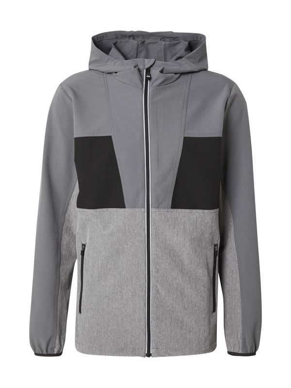 ELLESSE ELLESSE Prijelazna jakna 'Mellic'  antracit siva / tamo siva / siva melange