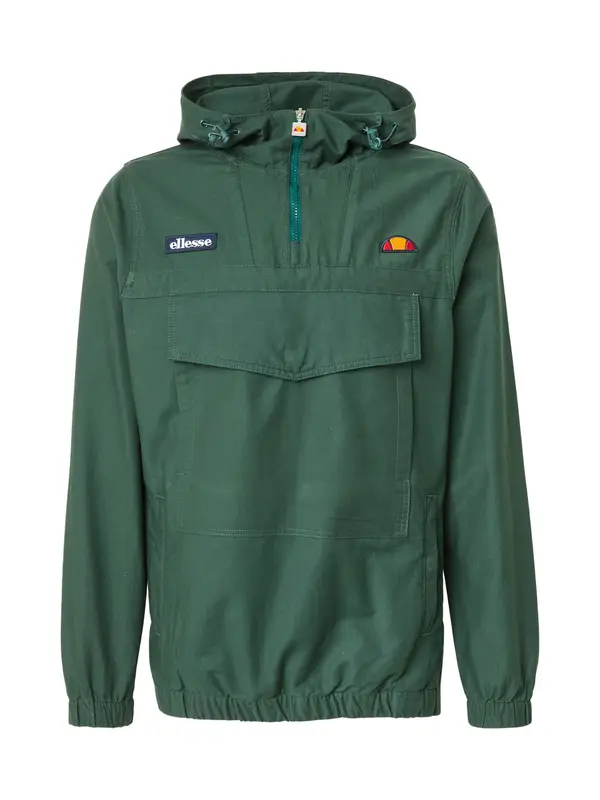 ELLESSE ELLESSE Prijelazna jakna 'Mont'  mornarsko plava / tamno zelena / narančasta / krvavo crvena
