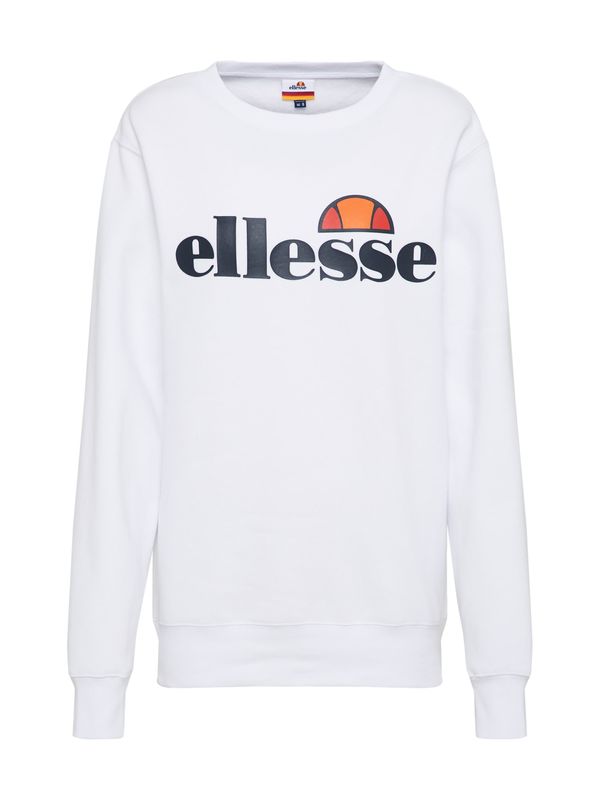 ELLESSE ELLESSE Sweater majica 'Agata'  narančasta / crna / bijela
