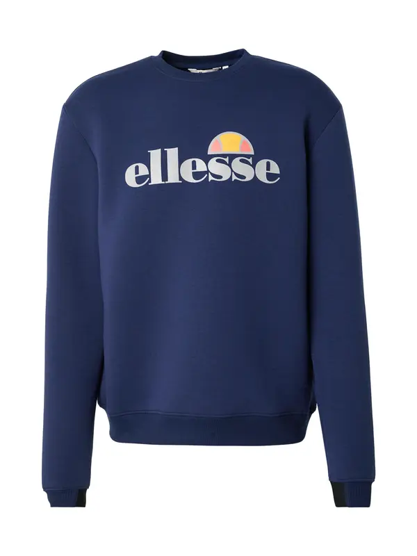 ELLESSE ELLESSE Sweater majica 'Corvaro'  mornarsko plava / žuta / svijetlosiva / lubenica roza