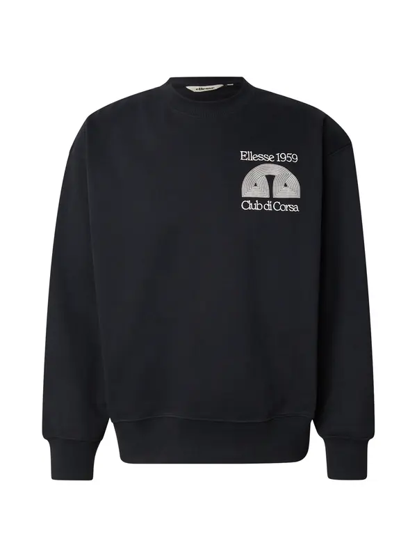 ELLESSE ELLESSE Sweater majica  crna / bijela