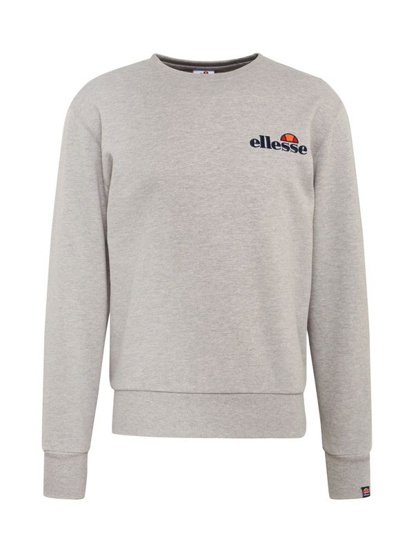 ELLESSE ELLESSE Sweater majica 'Fierro'  mornarsko plava / siva melange / narančasta / crvena