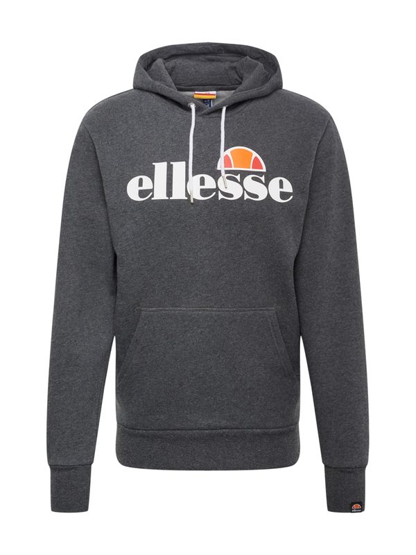 ELLESSE ELLESSE Sweater majica 'Gottero'  tamo siva / mandarina / jarko crvena / bijela