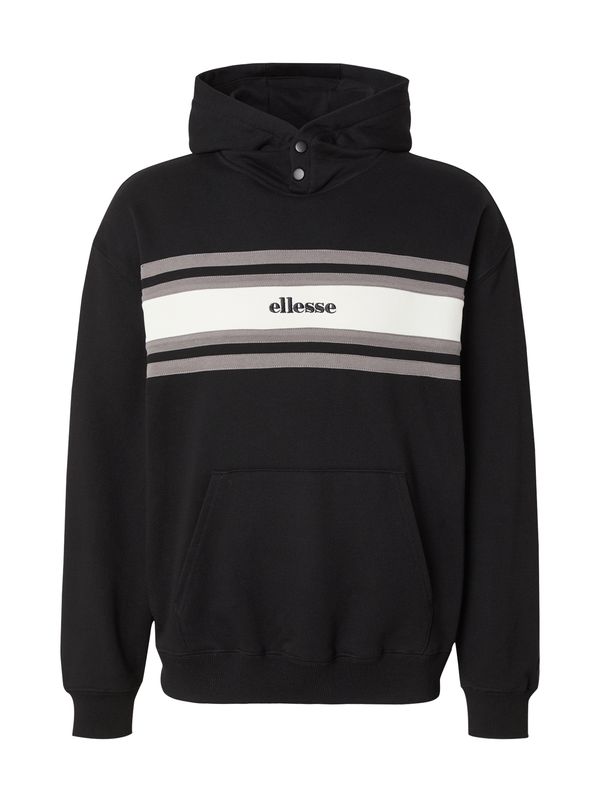 ELLESSE ELLESSE Sweater majica 'Guspini'  siva / crna / bijela
