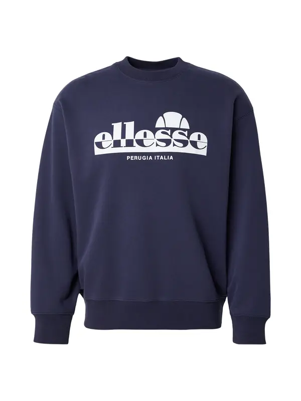 ELLESSE ELLESSE Sweater majica 'Plerica'  mornarsko plava / bijela