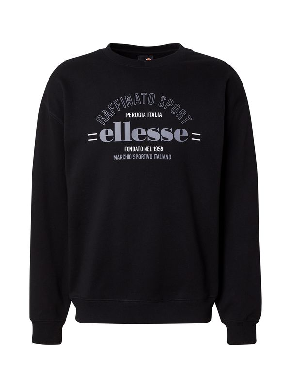 ELLESSE ELLESSE Sweater majica 'Sadali'  siva / crna / bijela