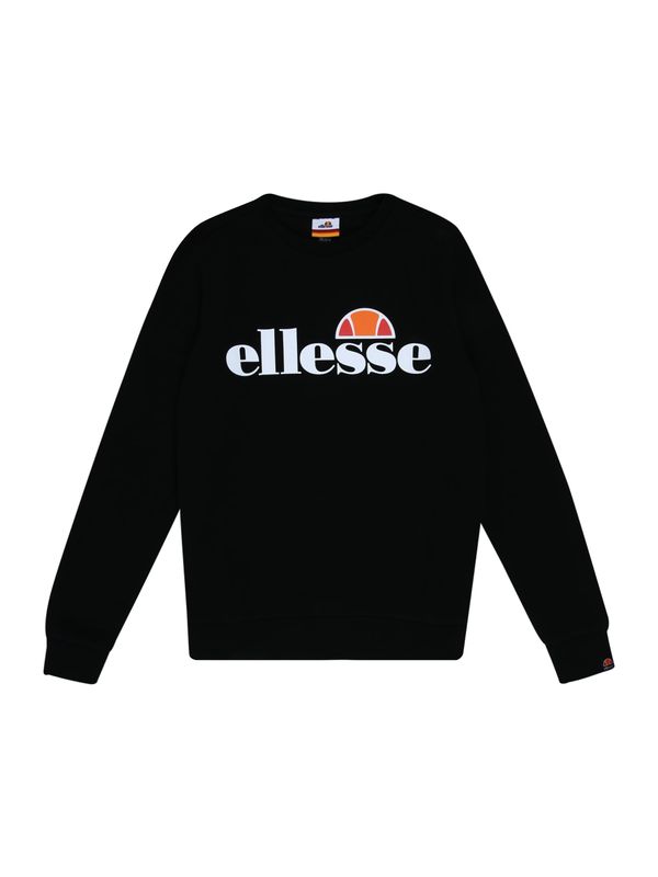 ELLESSE ELLESSE Sweater majica 'Suprios'  mandarina / jarko crvena / crna / bijela