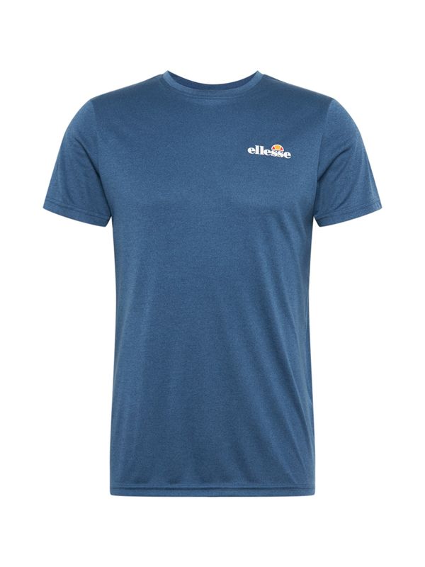 ELLESSE ELLESSE Tehnička sportska majica 'Malbe'  plava melange / mandarina / jarko crvena / bijela