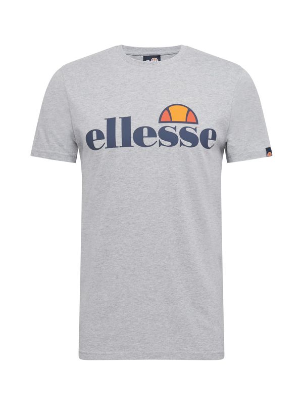 ELLESSE ELLESSE Tehnička sportska majica 'Prado'  mornarsko plava / siva melange / narančasta / svijetlocrvena