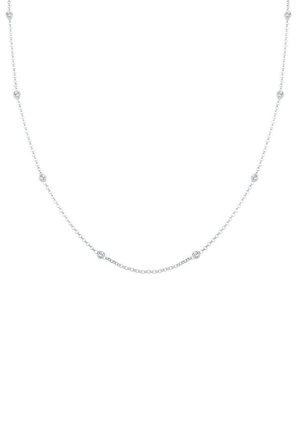 ELLI ELLI Lančić 'Kristall'  srebro / bijela