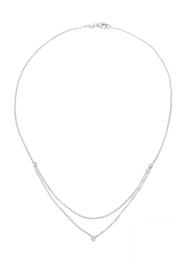 ELLI ELLI Lančić  srebro / prozirna