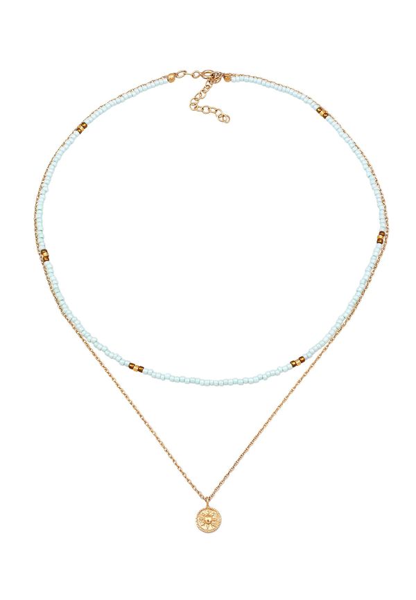 ELLI ELLI Lančić  zlatna / svijetlozelena