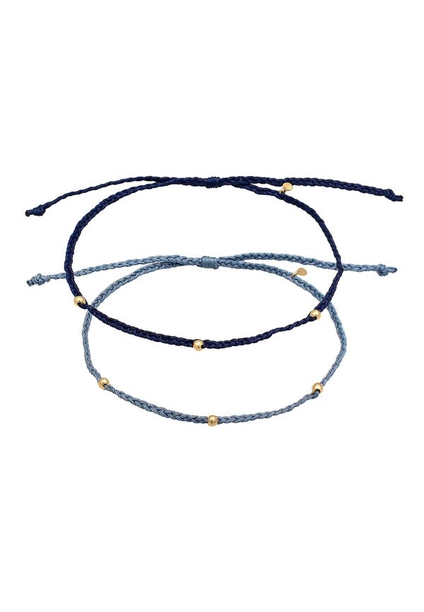 ELLI ELLI Nakit za stopala 'Boho'  svijetloplava / tamno plava / zlatna